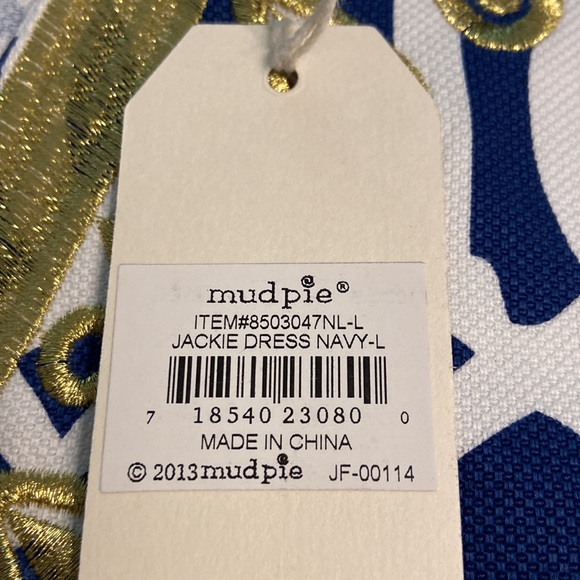 MUDPIE Jacks Dress size L length 38” bust 38” brand new with tags - Picture 11 of 16